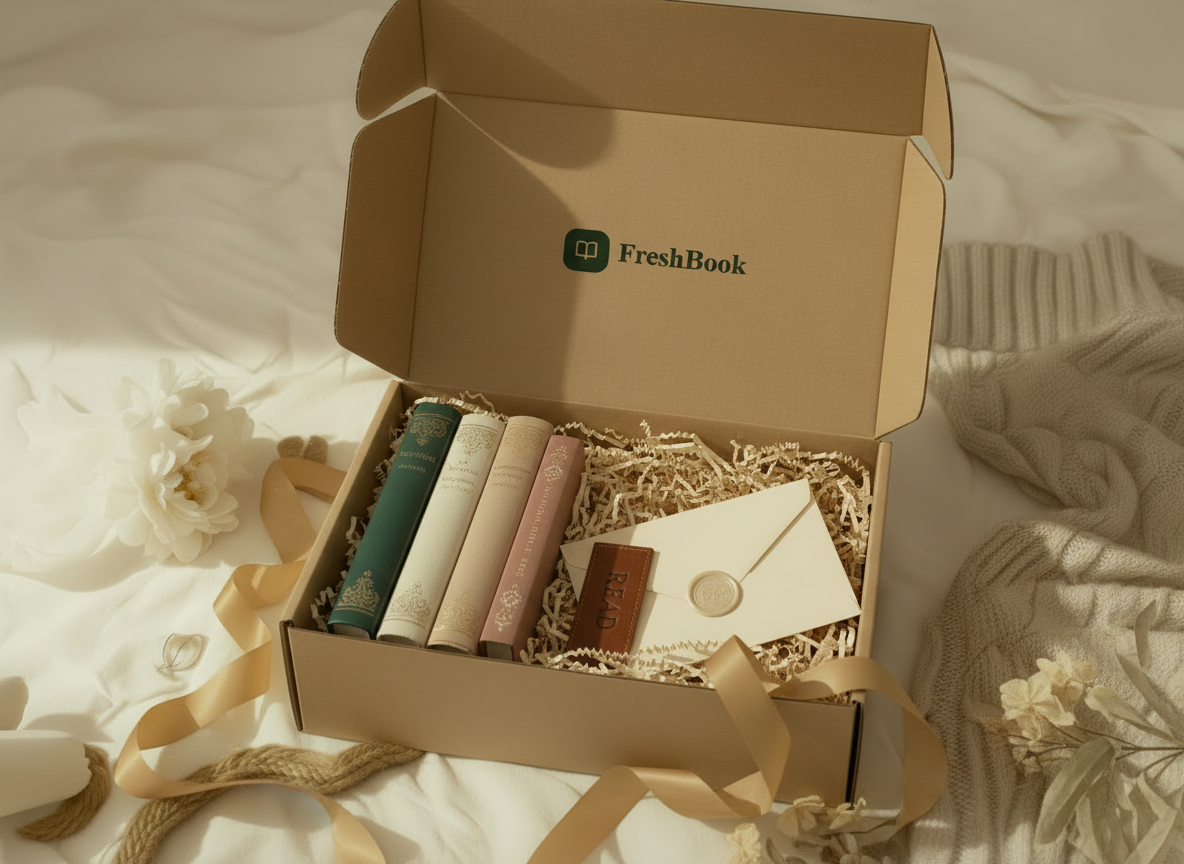 FreshBook – Personalised Book Subscription Box Europe | Curated Mystery ...
